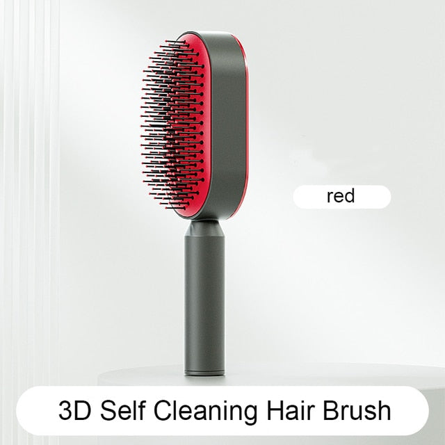 Self Cleaning Hair Brush - Elegance Jewelry Boutique