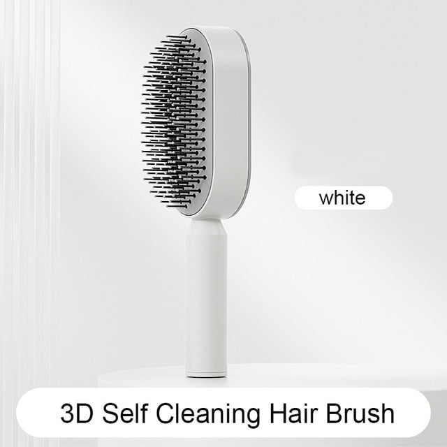 Self Cleaning Hair Brush - Elegance Jewelry Boutique