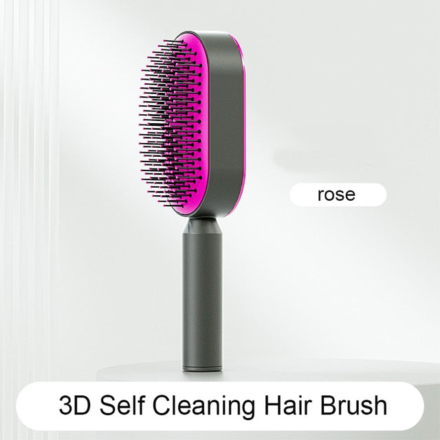 Self Cleaning Hair Brush - Elegance Jewelry Boutique