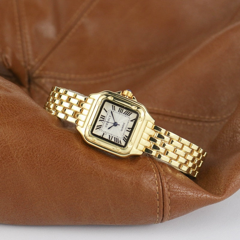 Ladies Square Quartz Wristwatch - Elegance Jewelry Boutique