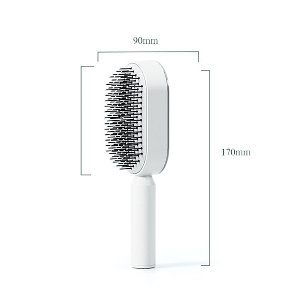 Self Cleaning Hair Brush - Elegance Jewelry Boutique