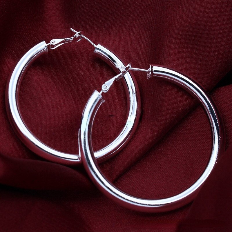 Elena Circle Hoop Earrings - Elegance Jewelry Boutique