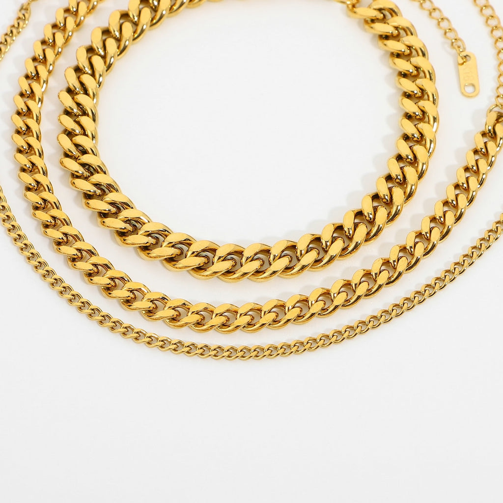 Tessa Stacking Chain Anklets - Elegance Jewelry Boutique