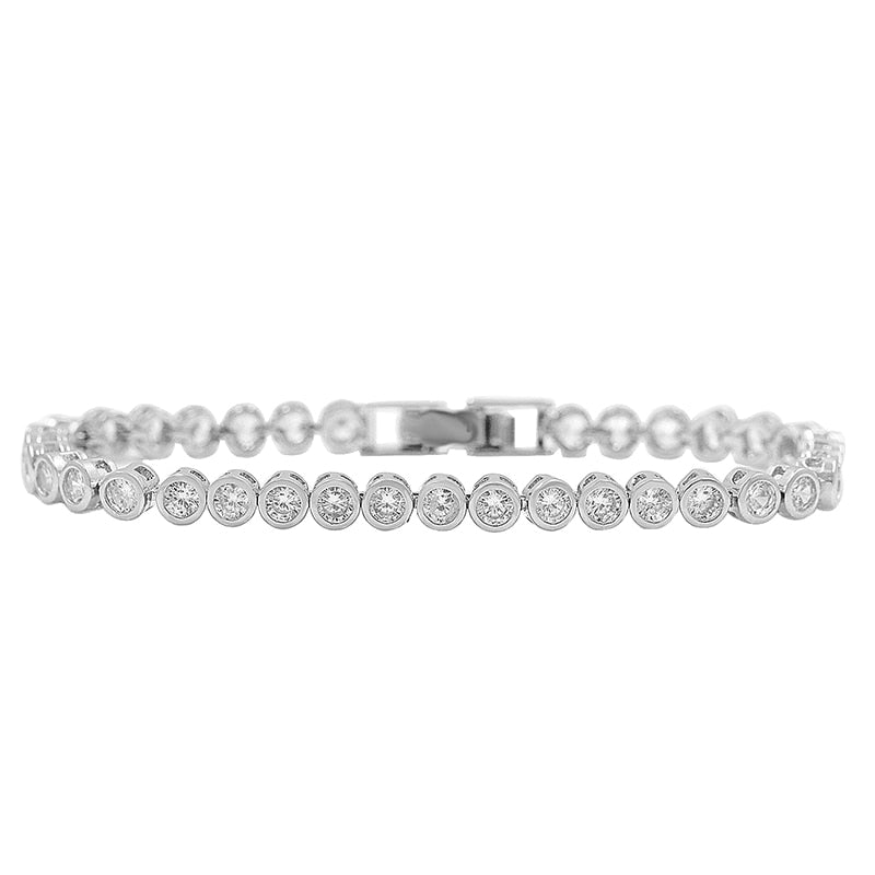 Sparkling Crystal Tennis CZ Bracelets - Elegance Jewelry Boutique