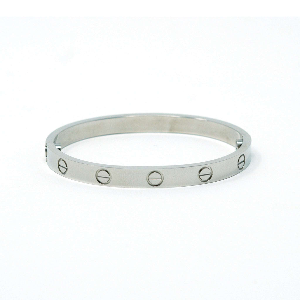 Silver Love Bracelet - Elegance Jewelry Boutique