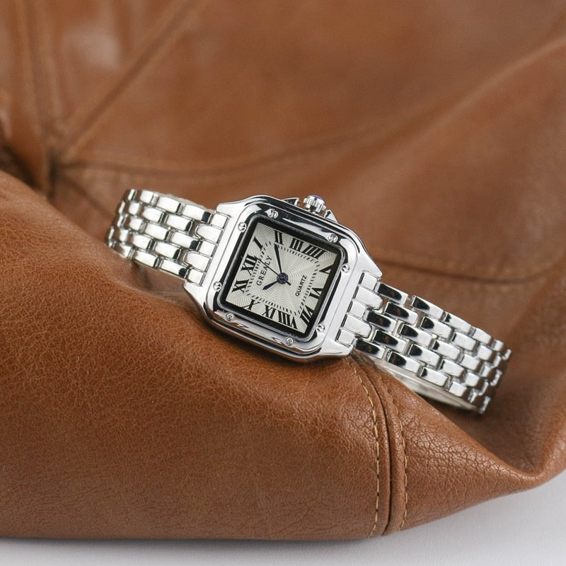 Ladies Square Quartz Wristwatch - Elegance Jewelry Boutique