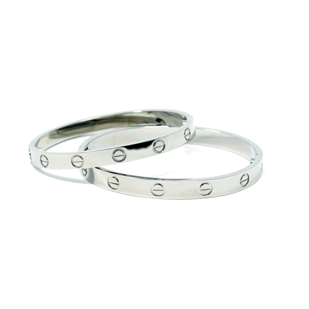 Silver Love Bracelet - Elegance Jewelry Boutique